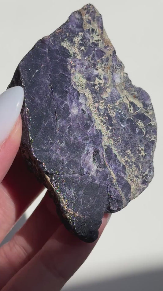 Fluorite Pyrite Slab (Josefa Veneros, Asturias, Spain) #8