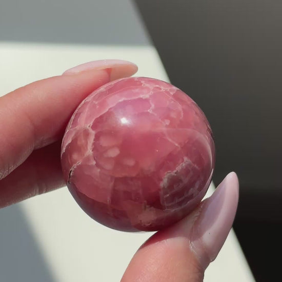 rhodochrosite sphere