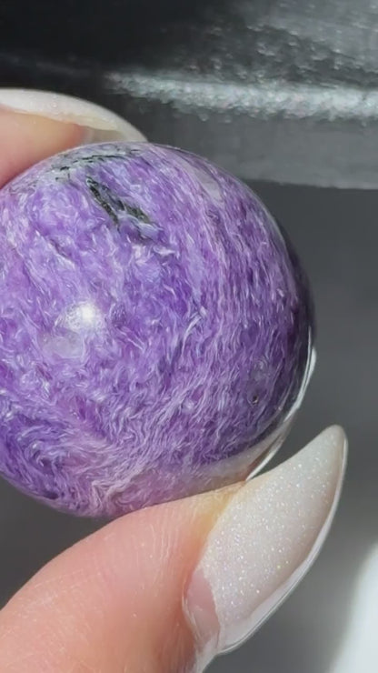 Charoite Spheres