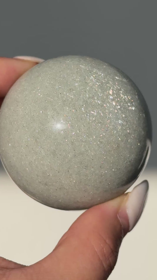 Sage Green Mica Sphere #3