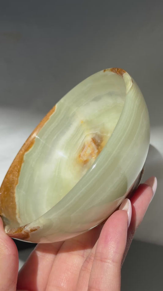 Green Onyx Bowl 4" #G